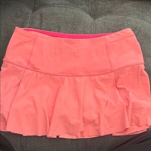 Lululemon Athletica Coral Tennis Skirt Rare
